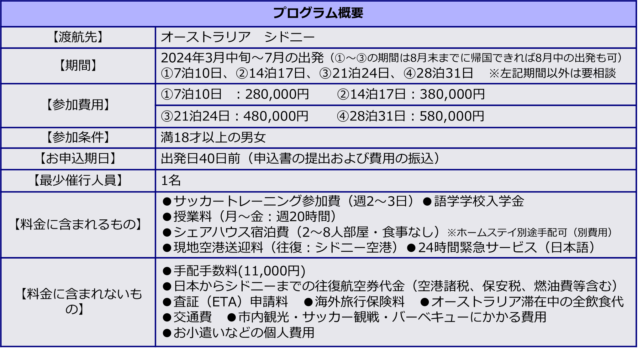 プログラム概要